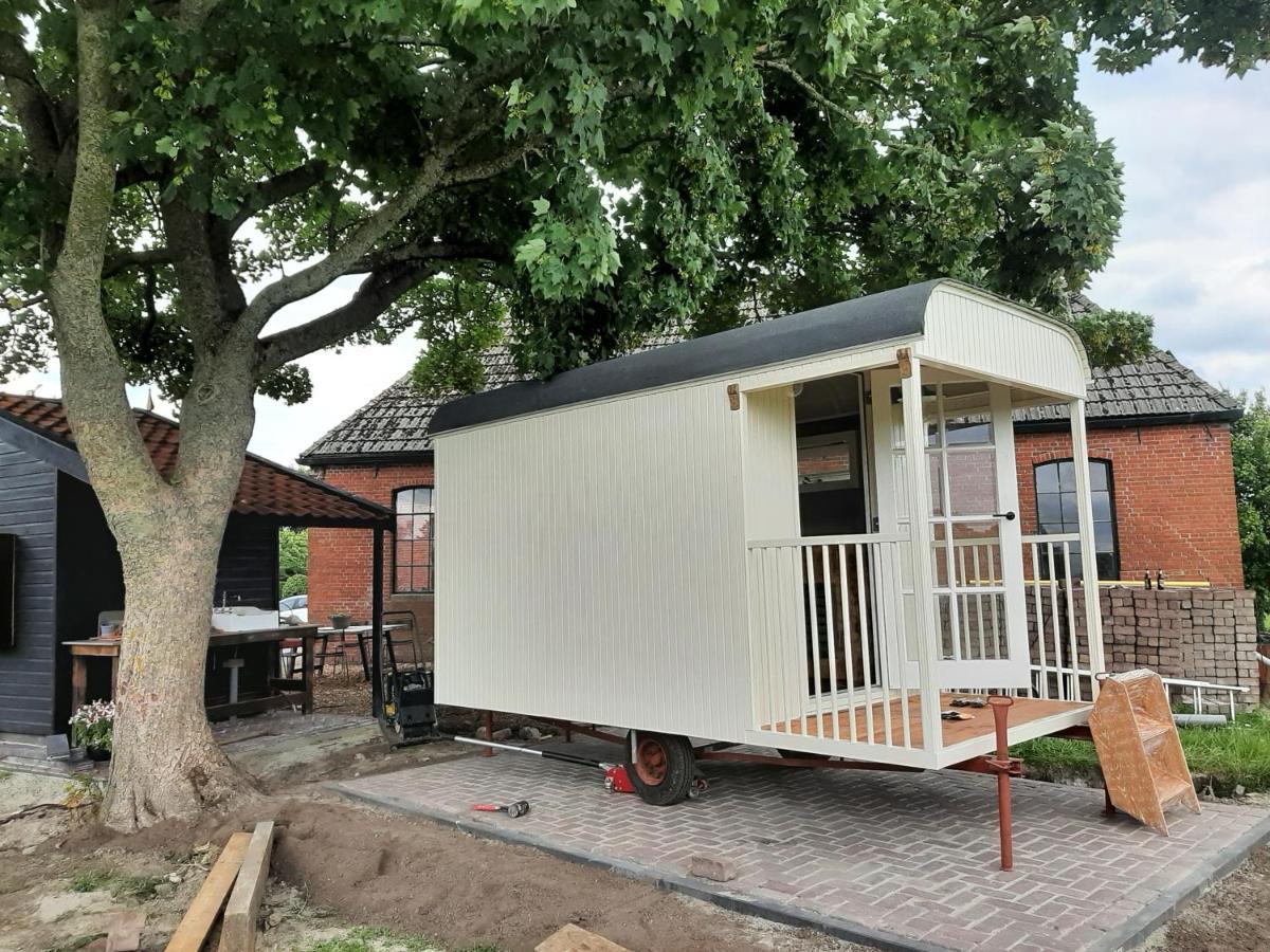 Glamping De Vrije Wind, Tentverhuur Houwerzijl Екстер'єр фото